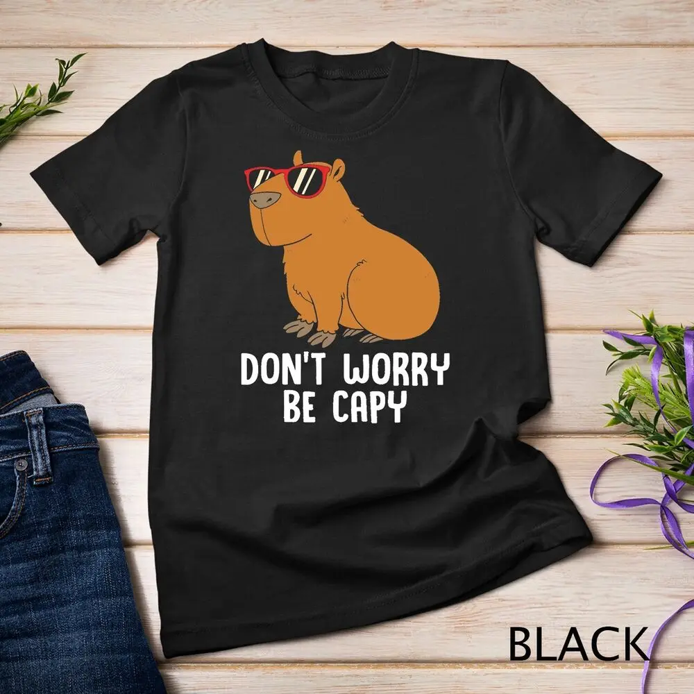 Funny Capybara For Kids Dont Be Worry Be Capy T-Shirt Unisex T-shirt