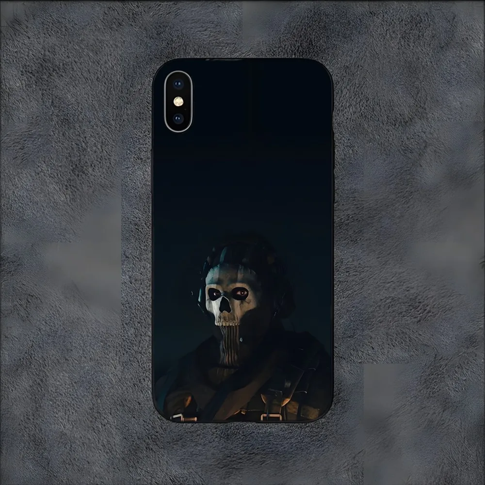 جراب هاتف Ghost C-Call of واجب ، غطاء سيليكون ، مناسب لهاتف samung S24 ، S21 ، S22 ، S23 ، S30 ، Ultra ، S20 ، S30 ، Plus ، S21 ، Fe ، 50G