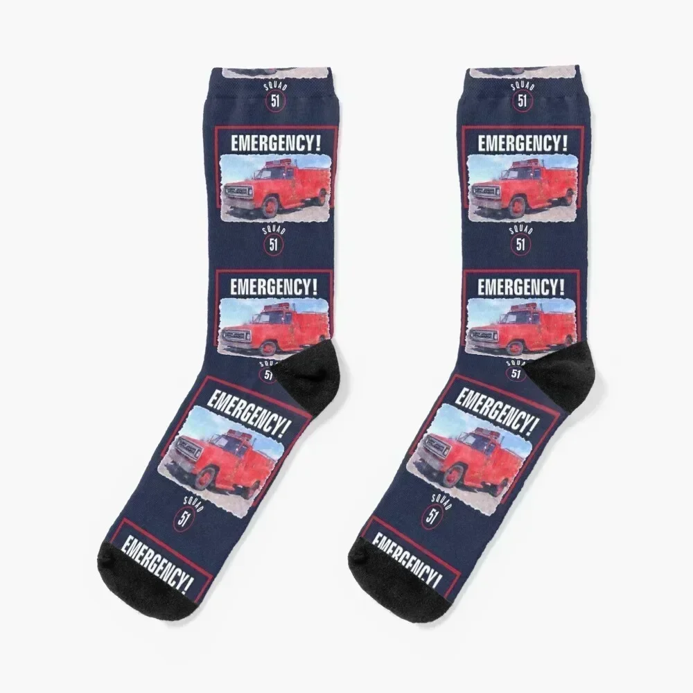 

Emergency Squad 51 Truck Socks luxe halloween Climbing Socks Girl Men's