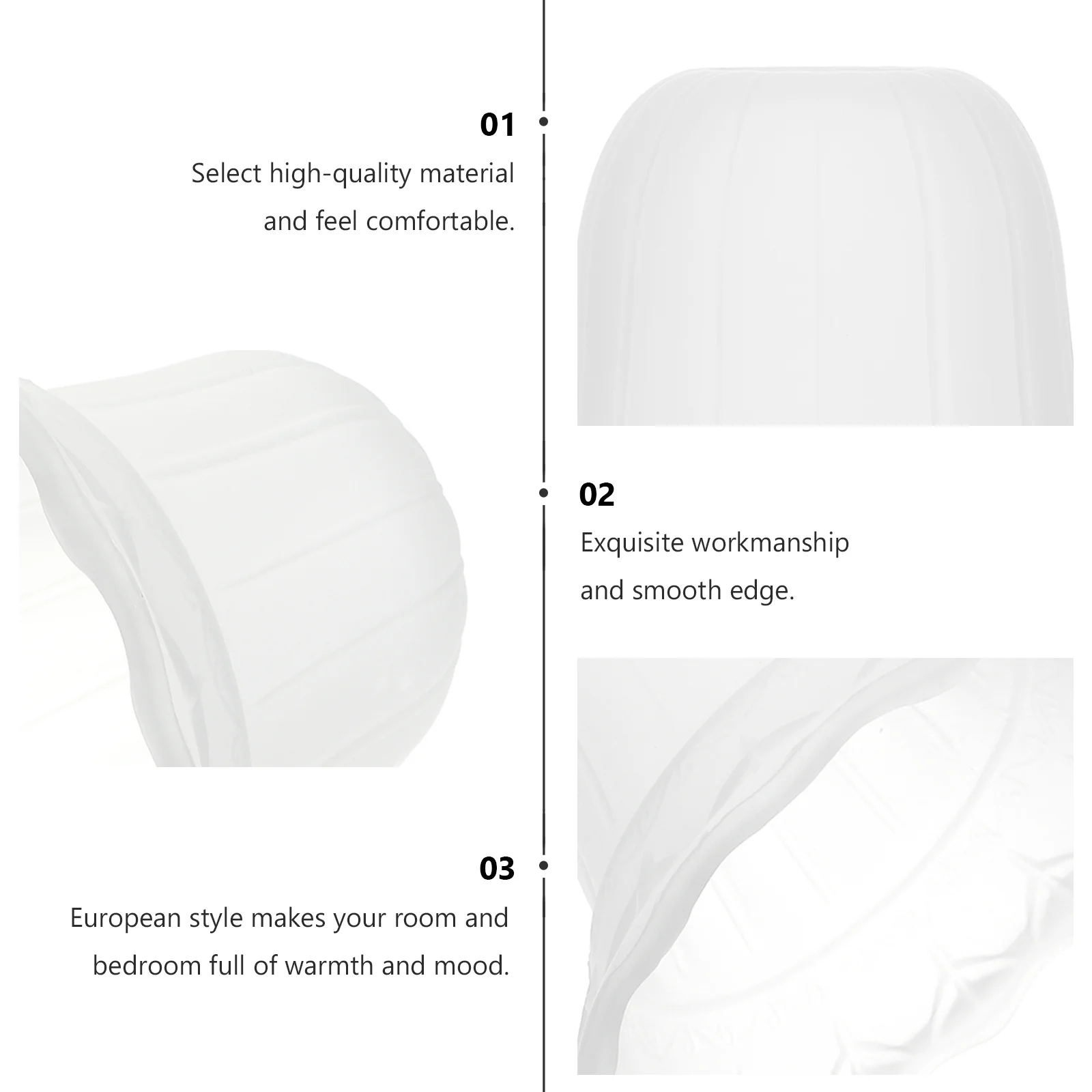 

1Pcs Lampshade Glass Lamp Cover Premium Durable Practical Protective Design for Home Living Room Bedroom Decorative Lamp