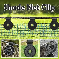 Jardim Shade Net Clip Tools, Estufa Shade Cloth Fix Clamp, Grommet Plástico, Gancho de Instalação Fence Netting, 20 Pcs, 40Pcs