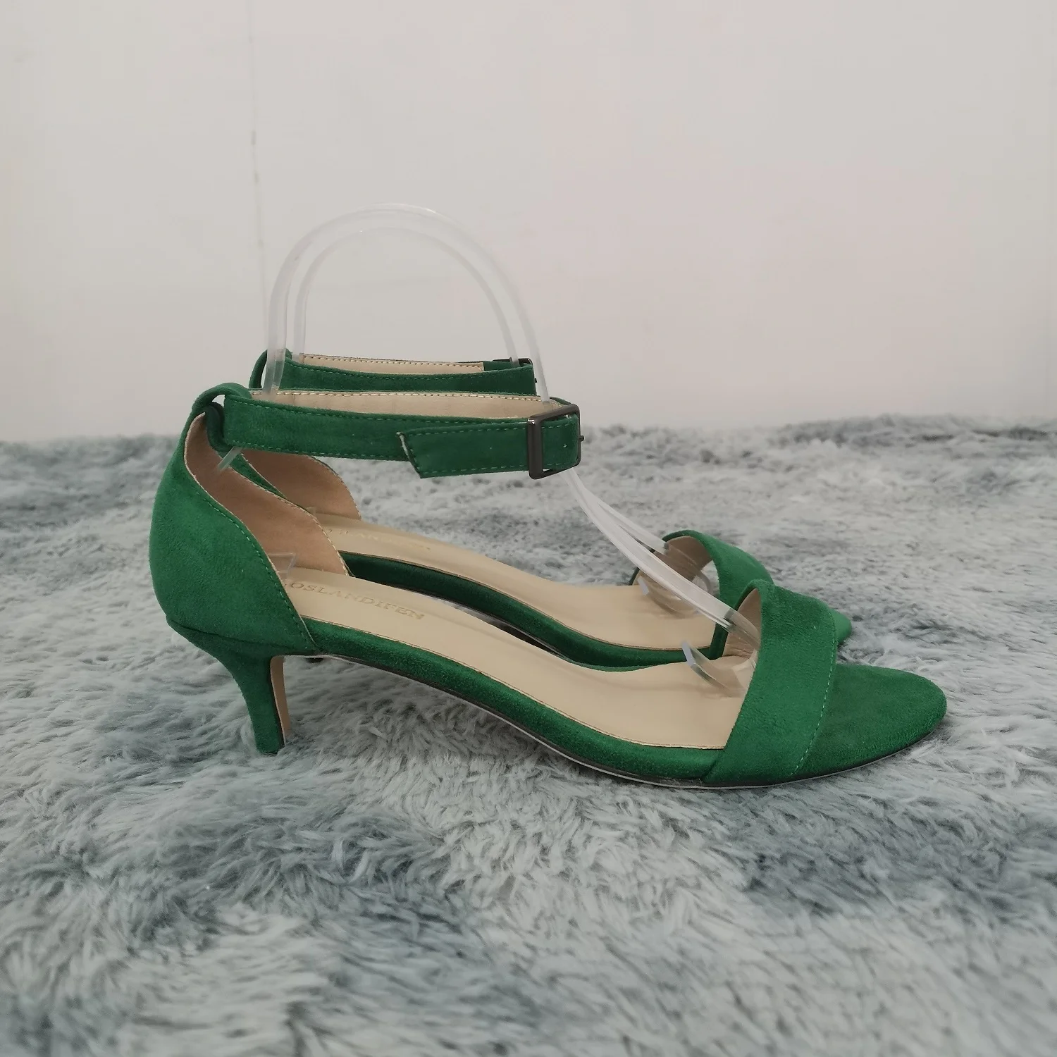 Women Sandals Summer Sexy 5cm Peed Toes Low Heel Ankle Strap High Heels Sandal Ladies Party Dress Red Wedding Shoes Plus Size