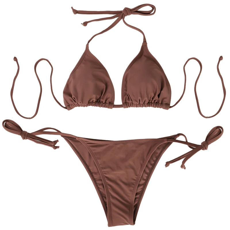 

Пляжное бикини сексуальное красивое с низкой талией