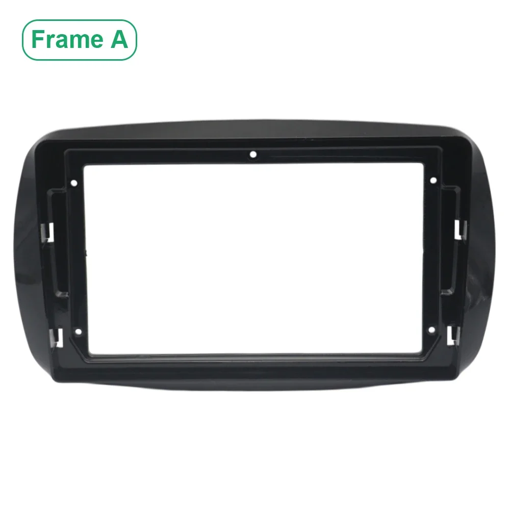 For Smart Fortwo 2015-2018 Forfour 2016-2018 9 Inch Radio Fascia Dash Panel with Harness and CANBUS Options