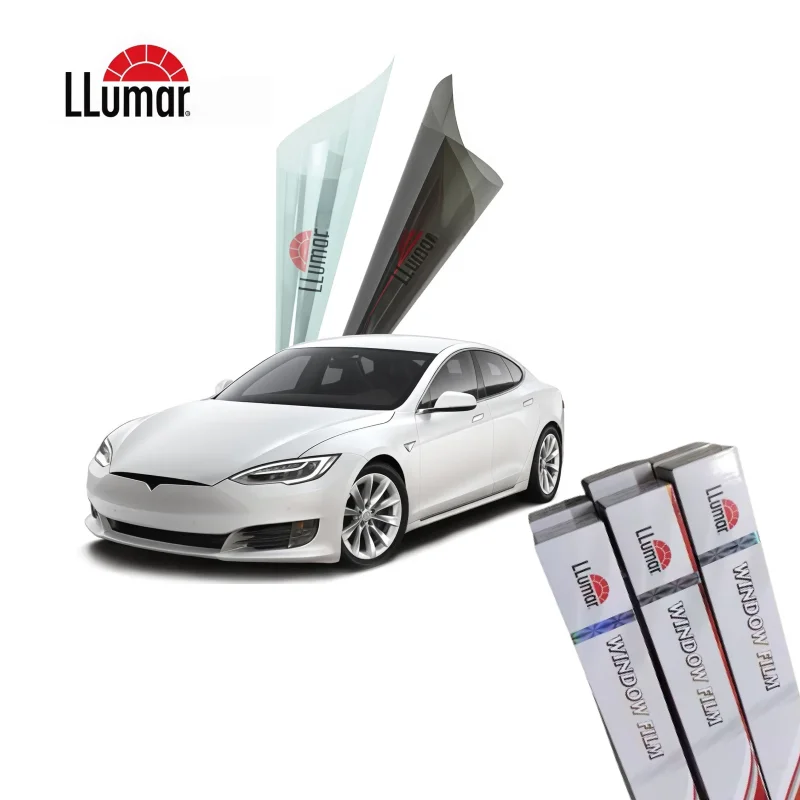 

LLuamr ATR05 ПЭТ-тонировочная пленка для окон: теплоизоляция 35%, 5% VLT, 99% УФ-блок — конфиденциальность и антибликовая тонировка автомобиля
