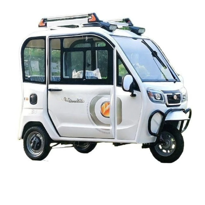 Household small elderly adult women pick up and drop off children national standard battery car scooter electric tricycle fully