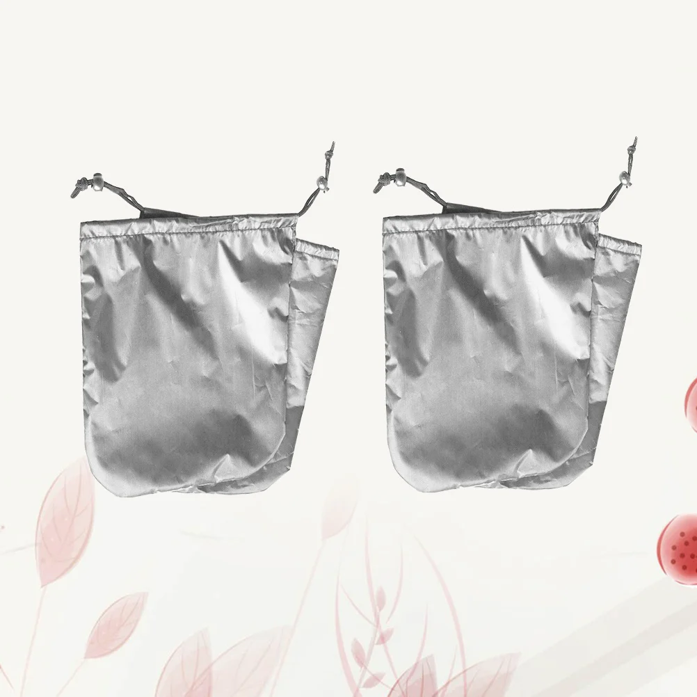 

4 pcs 33X27 Cm Universal Car Side Mirror Covers Waterproof Snowproof Rearview Mirror Protector Oxford Cloth Durable Outdoor Use