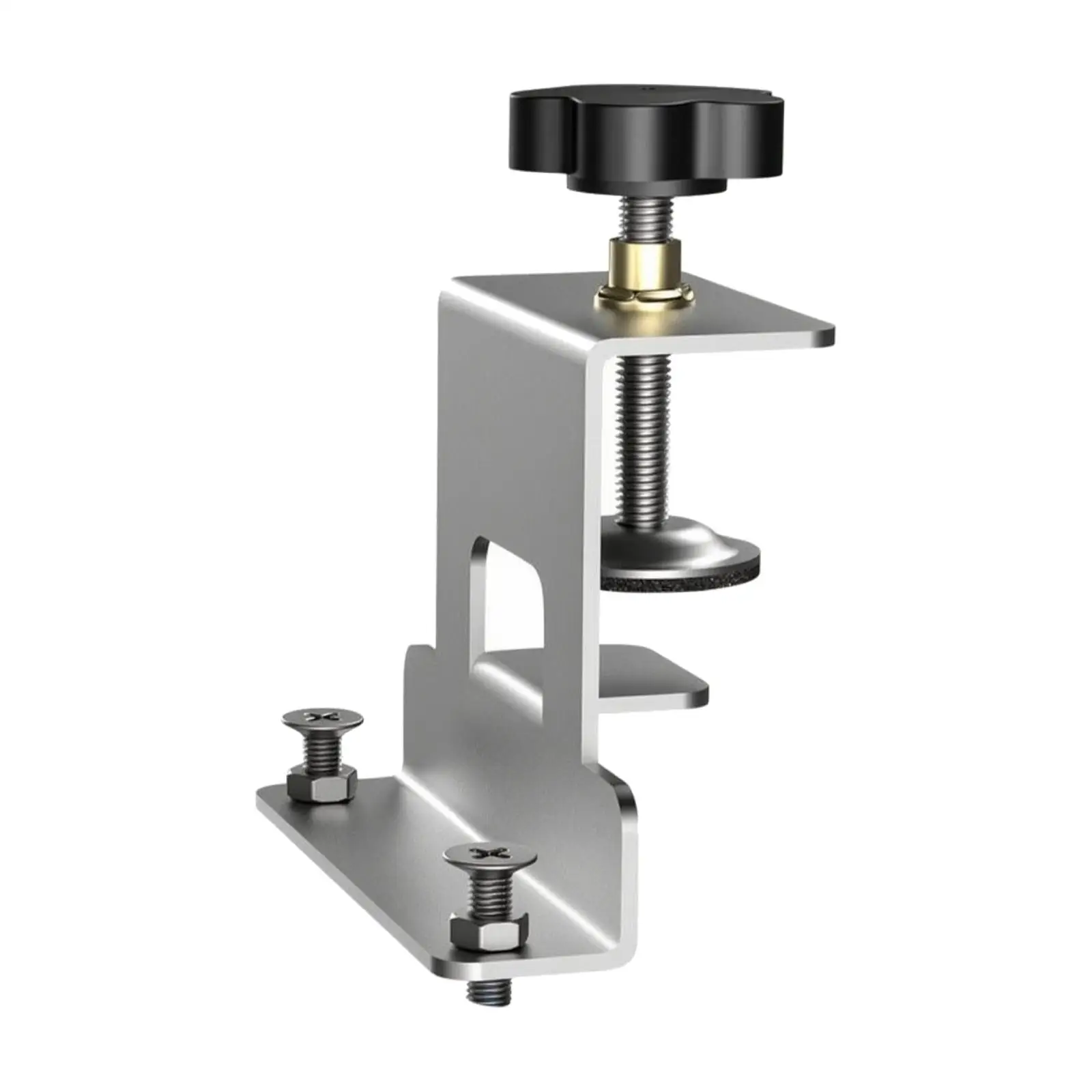 Door Mounting Helper Tool with Pressure Pad for Cabinet Installer Use in Furniture Making and Hinge Alignment Tasks
