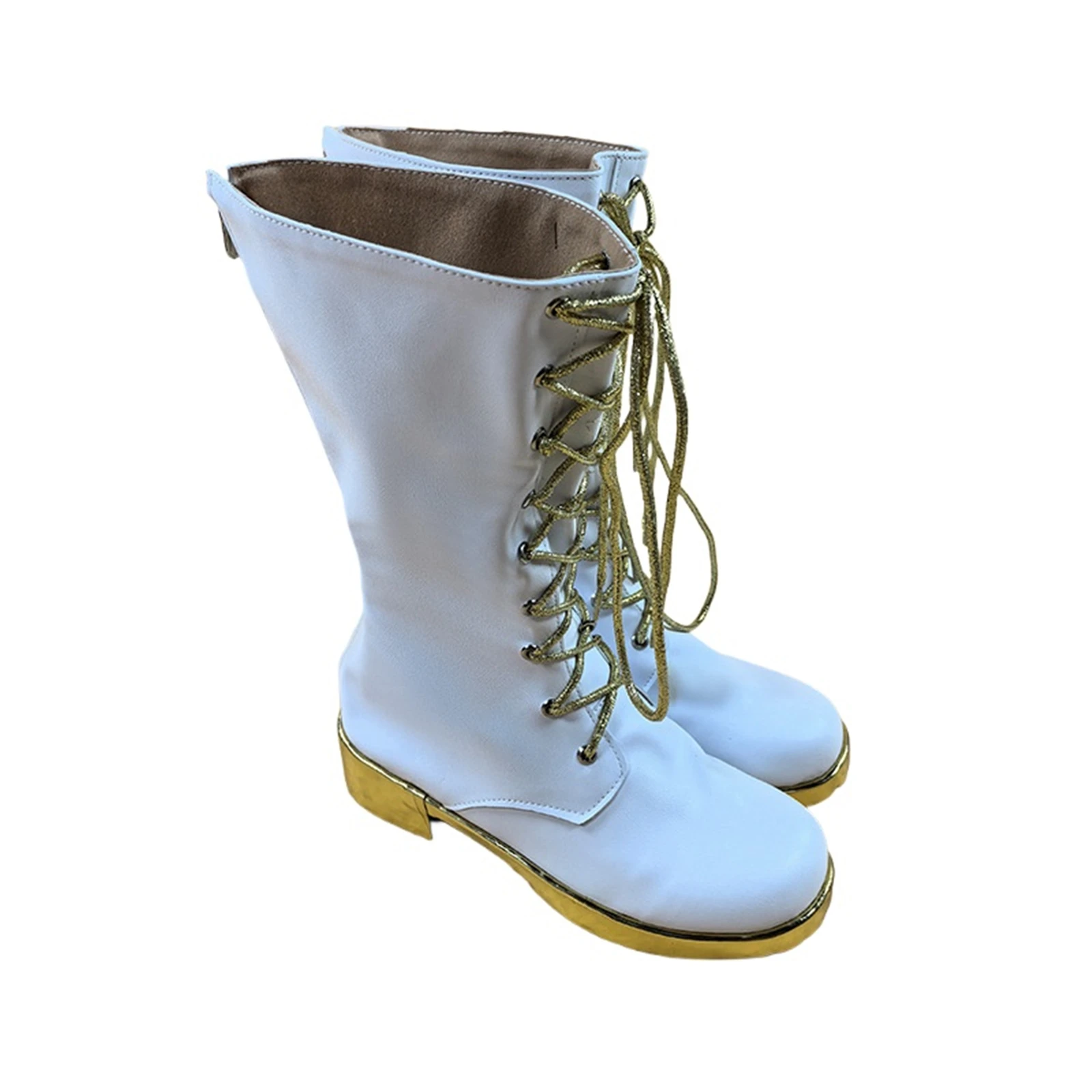 Zoey Cosplay Shoes Women White Boots Halloween Carnival Party Role Playing Props