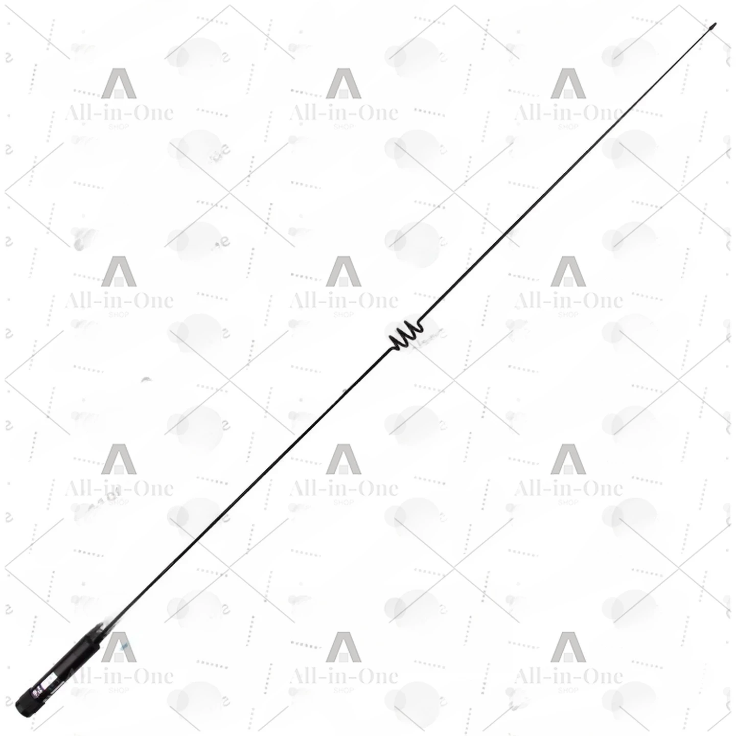NR770HB UV dual-segment car walkie-talkie antenna, high gain black 1.02m