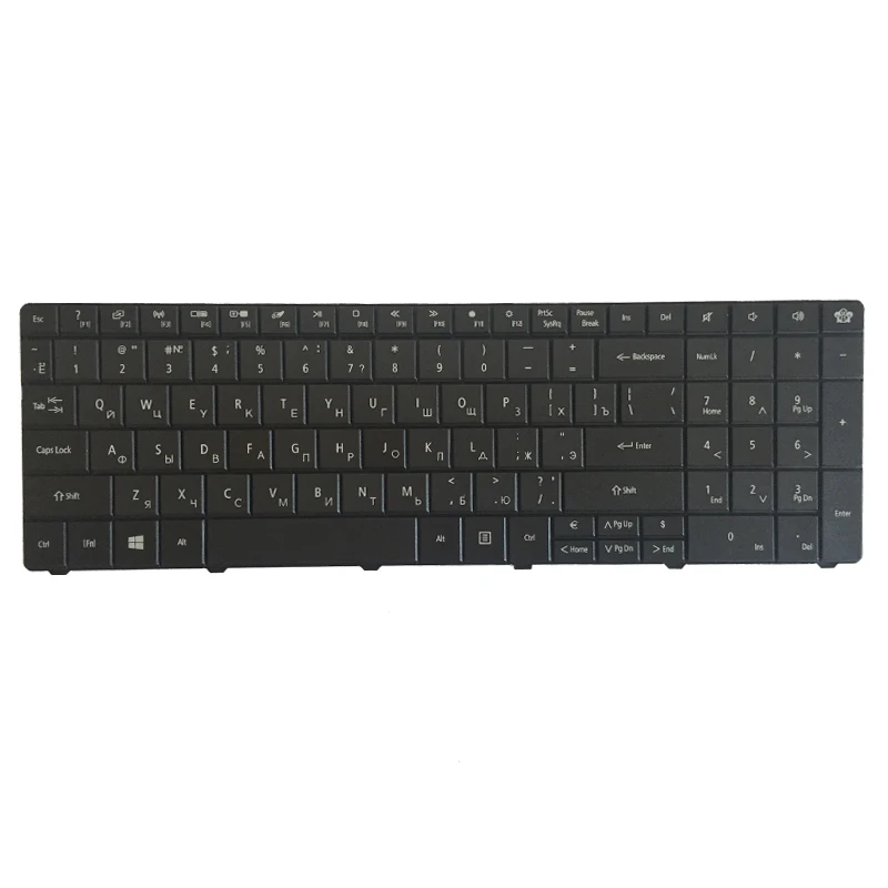 NOWA rosyjska/RU klawiatura do laptopa Packard Bell EasyNote TE11 TE11HR TE11-BZ TE11-HC TE11HC MS2384 TK13 MP-09G33SU-442W