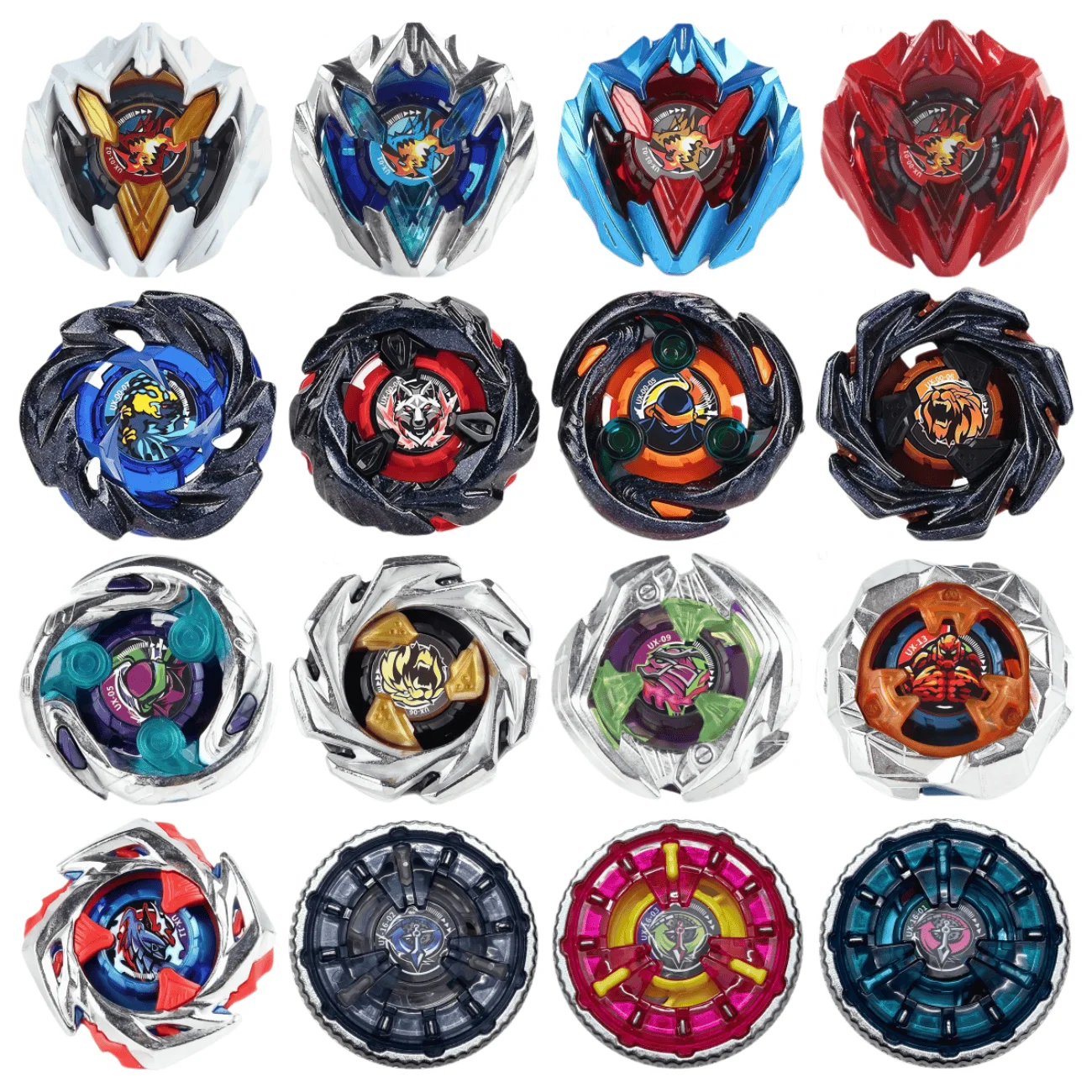 

A combat alloy gyroscope with a complete set of launcher handles, UX series gyroscope, suitable for beginners