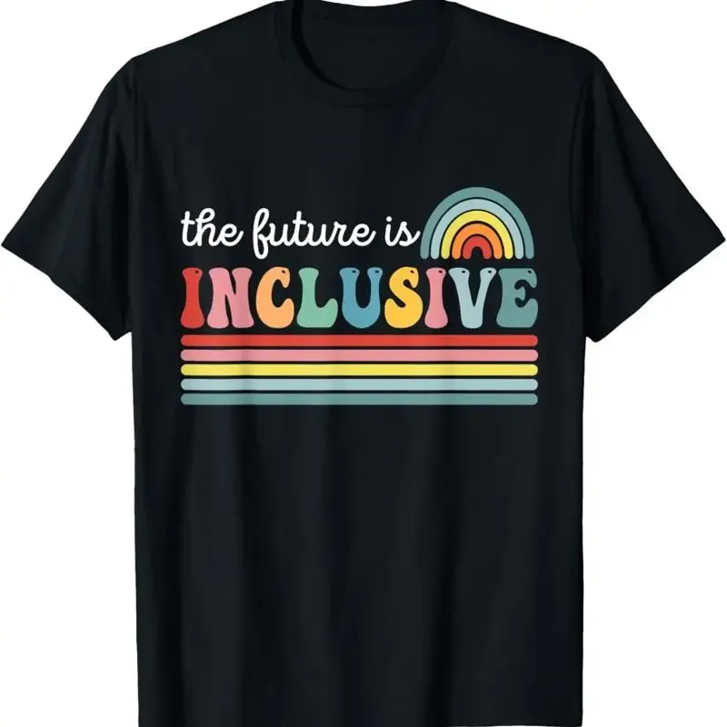 Retro Autism Awareness The Future Is Inclusive Teacher T Shirt