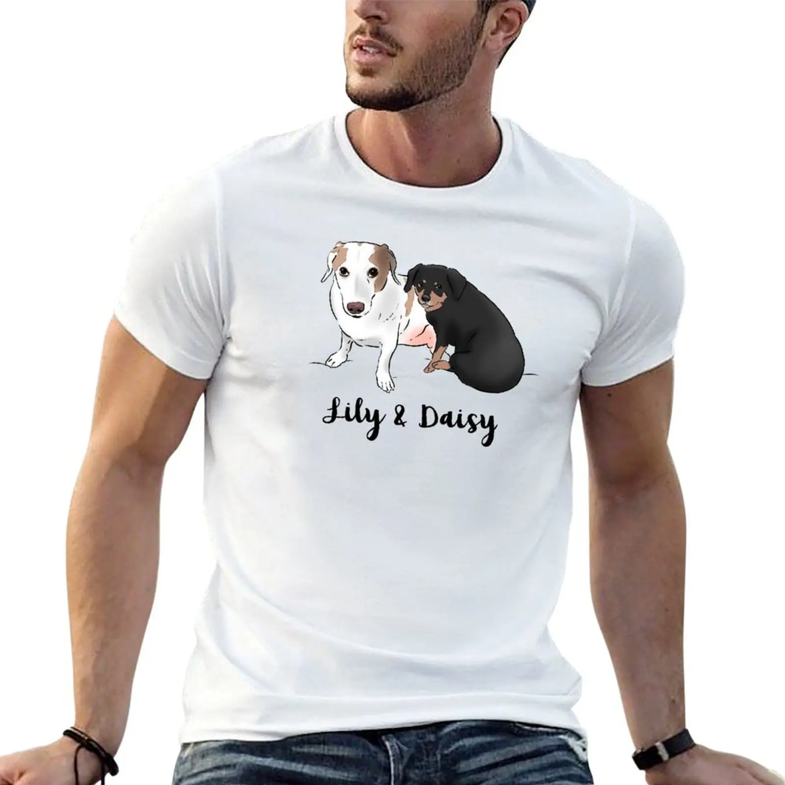

Lily & Daisy T-Shirt t shirts for man graphic funny t shirt man plain t shirts for man slim fit T-shirt
