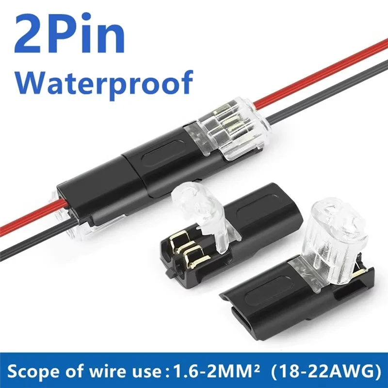 A99E-2 Pin Way Plug Electrical Connector Car Wire Cable Electrical Connector Strip Terminal Connection