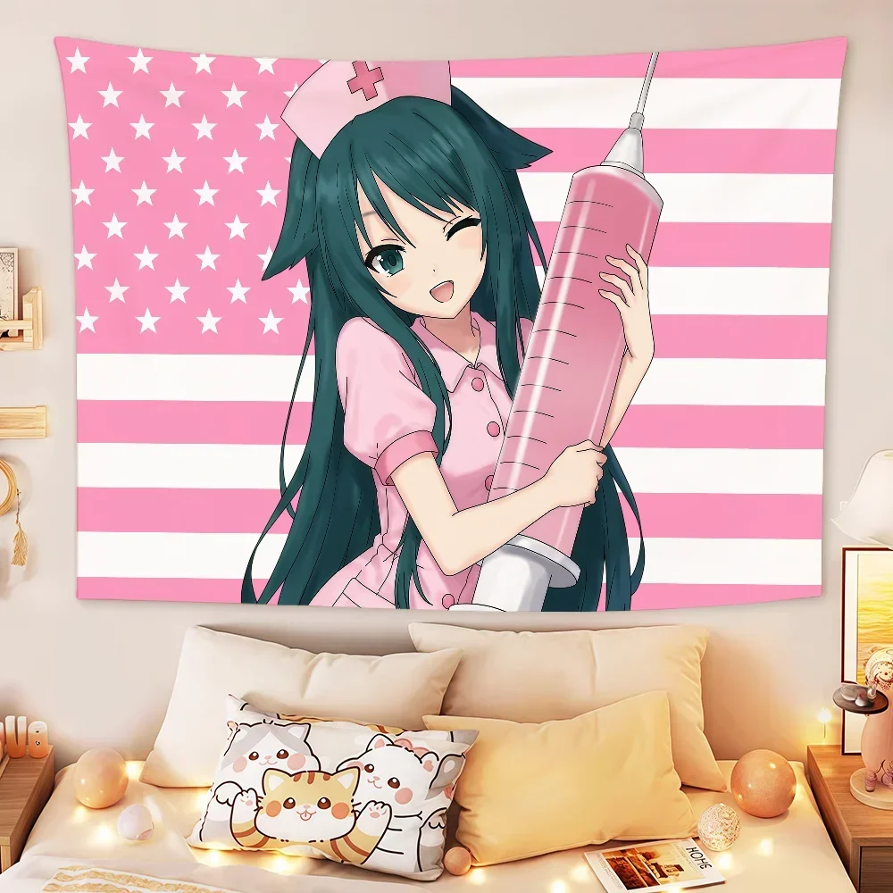 Anime Girl S-Saya No Uta The Song Of Saya Flag Room Dorm Camp Party Garage Bar Picnic Hogar Home Decor Banner Wall Hanging Gift