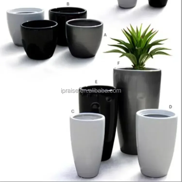 Luxury Home Decor Stainless Gold Large Planter Pot / Big Outdoor Flower Pots / Metal Tall Flower Vase for living room