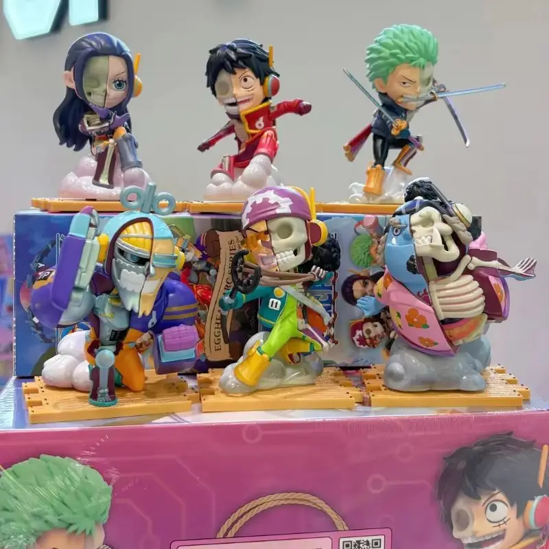 

Genuine Mighty Jaxx One Piece Eighth Generation Admiral Half Was Dissected Series Blind Box Desktop Decorative Ornaments Figure