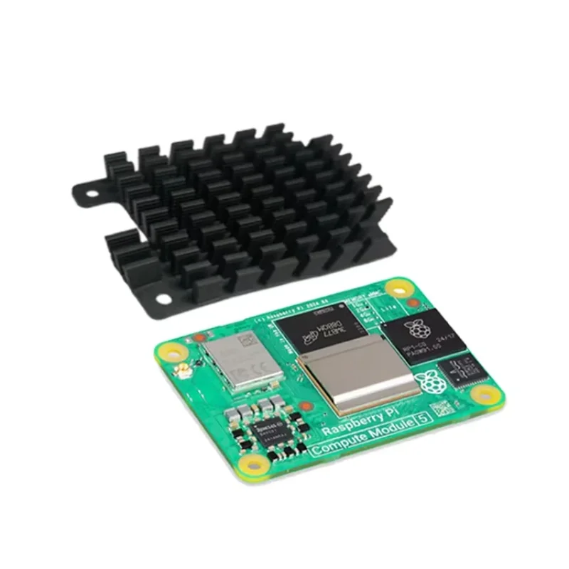 

Raspberry Pi CM5 Aluminum Passive Heatsink with Thermal Pads for Compute Module 5 Cooling