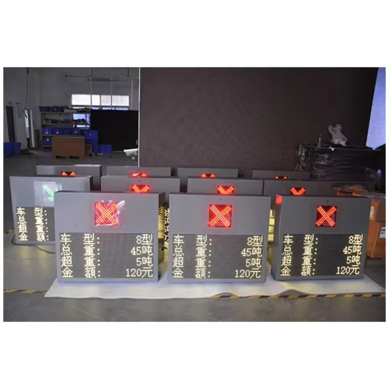 Factory Direct Red Cross Green Arrow LED Display Lane Guidance Control Panel