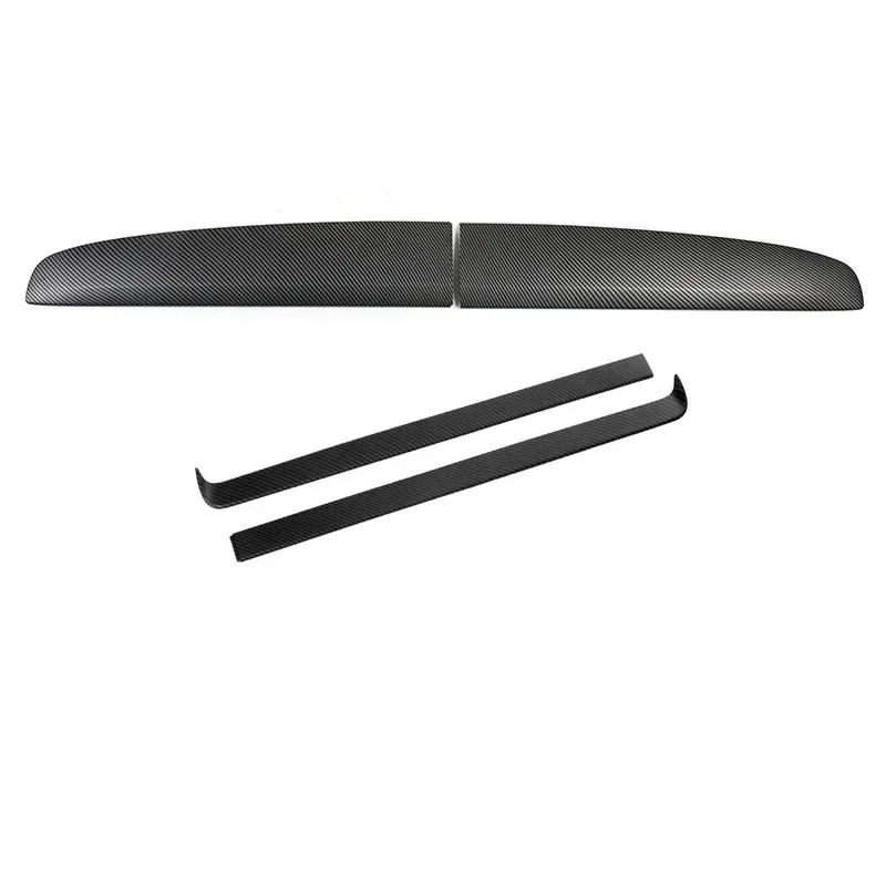 Armaturenbrett-Panel für Tesla Model 3, Highland Air Vents, weiße Innendekoration, Muschelabdeckung, Aufkleber, Verkleidung, Carbon, Auto-Modifikationen – Detail 12