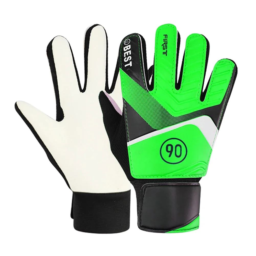 Gants de gardien de but en Latex, Support de Match de Football, Protection complète des doigts, antidérapants, imperméables, respirants pour enfants et adultes