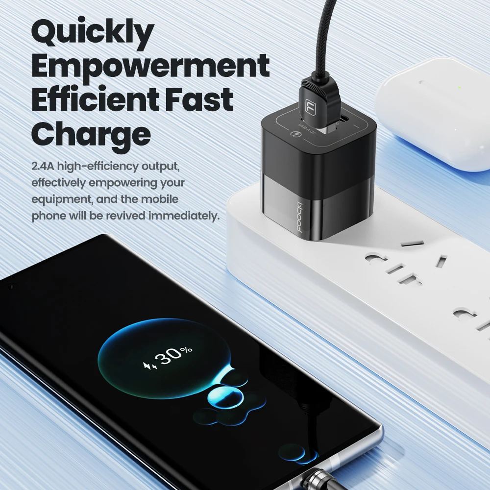 Toocki 2.4A 540 Rotate Magnetic Cable Fast Charging Micro USB Type C Cable For iPhone Xiaomi Samsung S23 Magnet USB Phones Cable