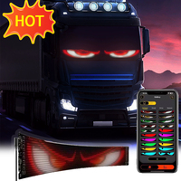 LED Matrix Pixel Panel, Scrolling Bright Advertising LED Signs, Flexible USB 5V LED Car Sign Bluetooth App Control