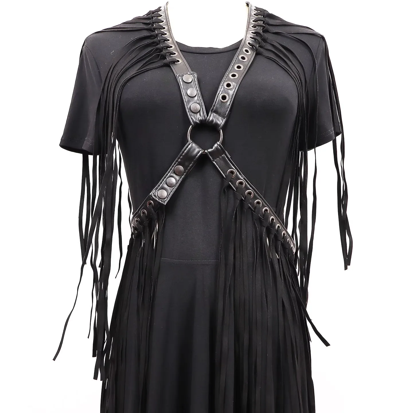 بو الجلود شرابة حزام المرأة خمر الأسود فستان Cummerbunds الكورسيهات حزام أحزمة الديكور واسعة حزام R3116