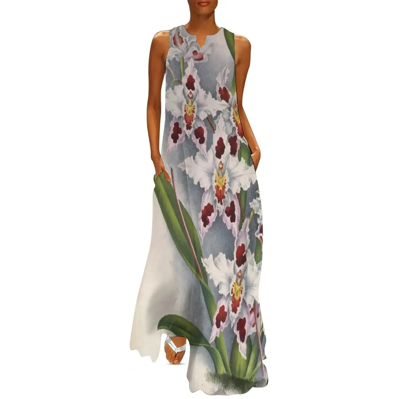 

Iconagraphy of Orchids Iconographie des Orchidees Jean Jules Linden V14 1898 0050 Long Dress wedding dresses for woman Dress