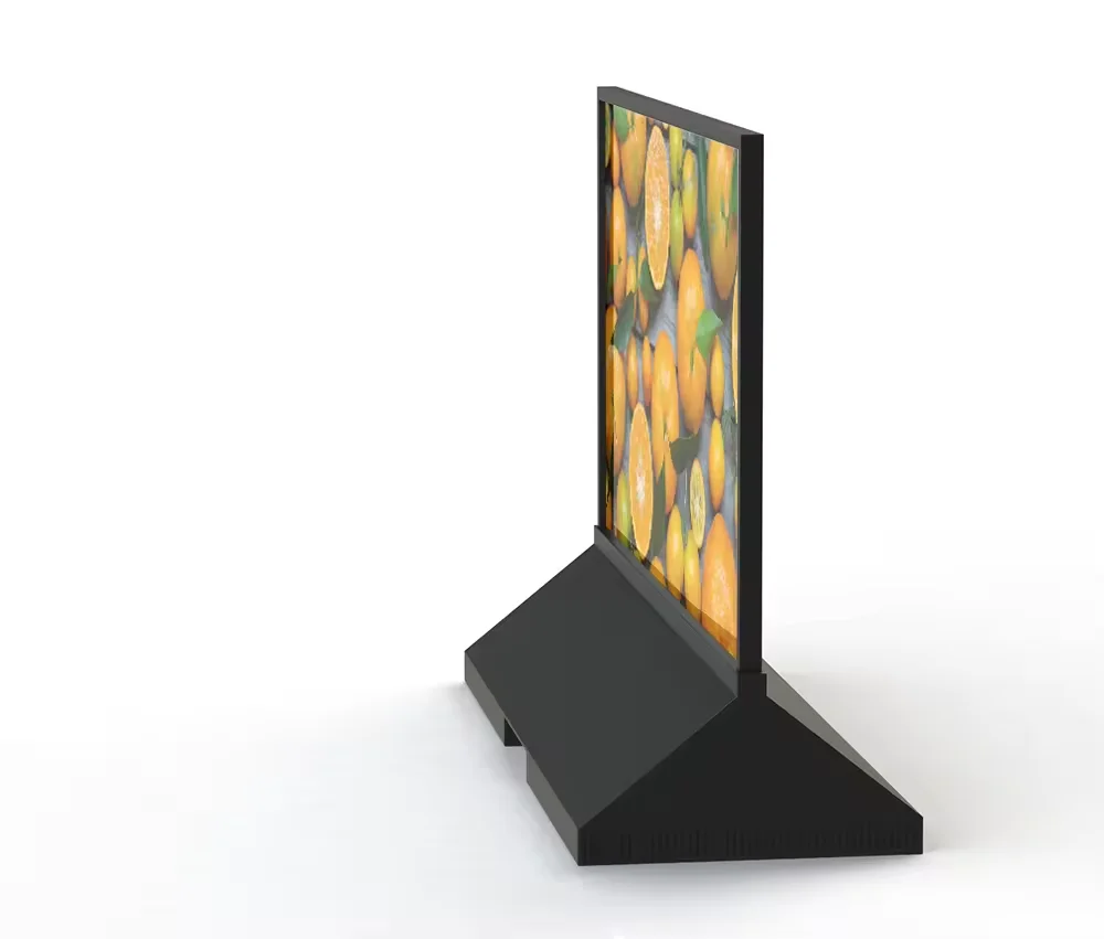 55 Inch Ultra-thin Oled Double-sided Vertical Transparent Touch Screen for Advertising