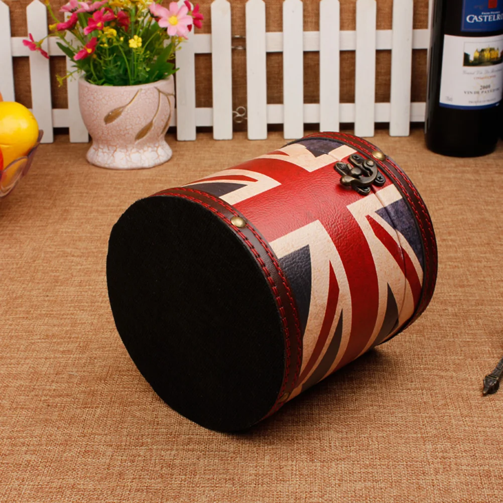 

Stylish England Inspired Tissue Box with Iconic Flag Pattern Robust Build Quality Classic Elegant Paper Case for Home