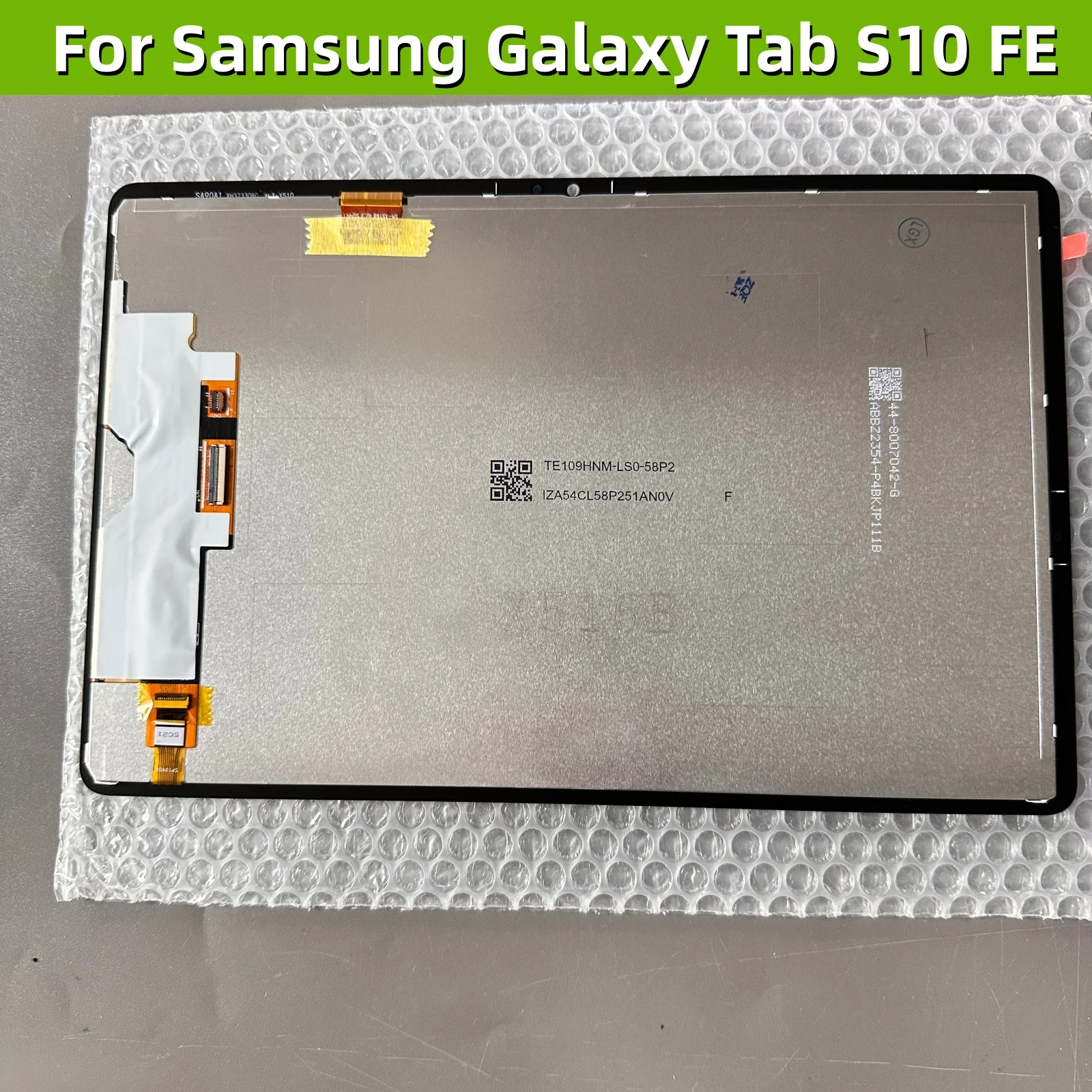 For Samsung Galaxy Tab S10 FE SM-X520 X520 X526 LCD Display Screen Touch Digitizer Full Assembly  Replacement Part
