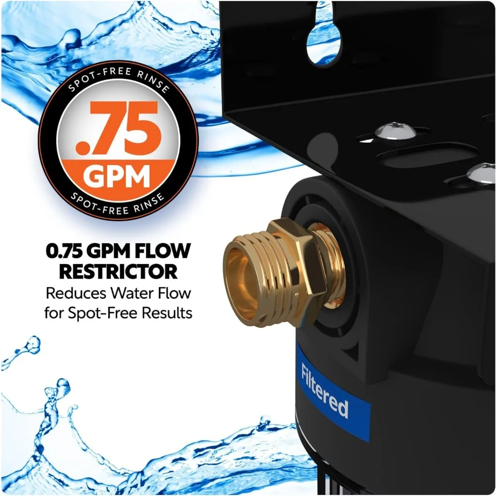 

Deionized Spot-Free Car Wash Rinse System Unit, Spotless Water Deionizer for Car Washing, RV, and Motorcycle, Without Hose