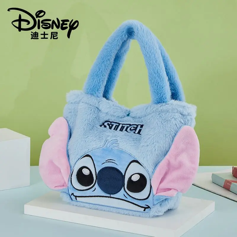 Disney Lilo & Stitch Cartoon große Umhängetasche, Geldbörse, großes Fassungsvermögen, doppellagiger Reißverschluss, Geburtstagsgeschenk für Mädchen und Jungen