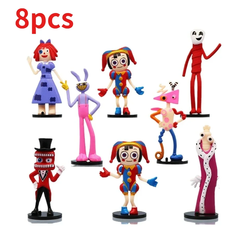 NEW 2026 8PCS-THE AMAZING DIGITAL CIRCUS Model Toy Amazing Digital