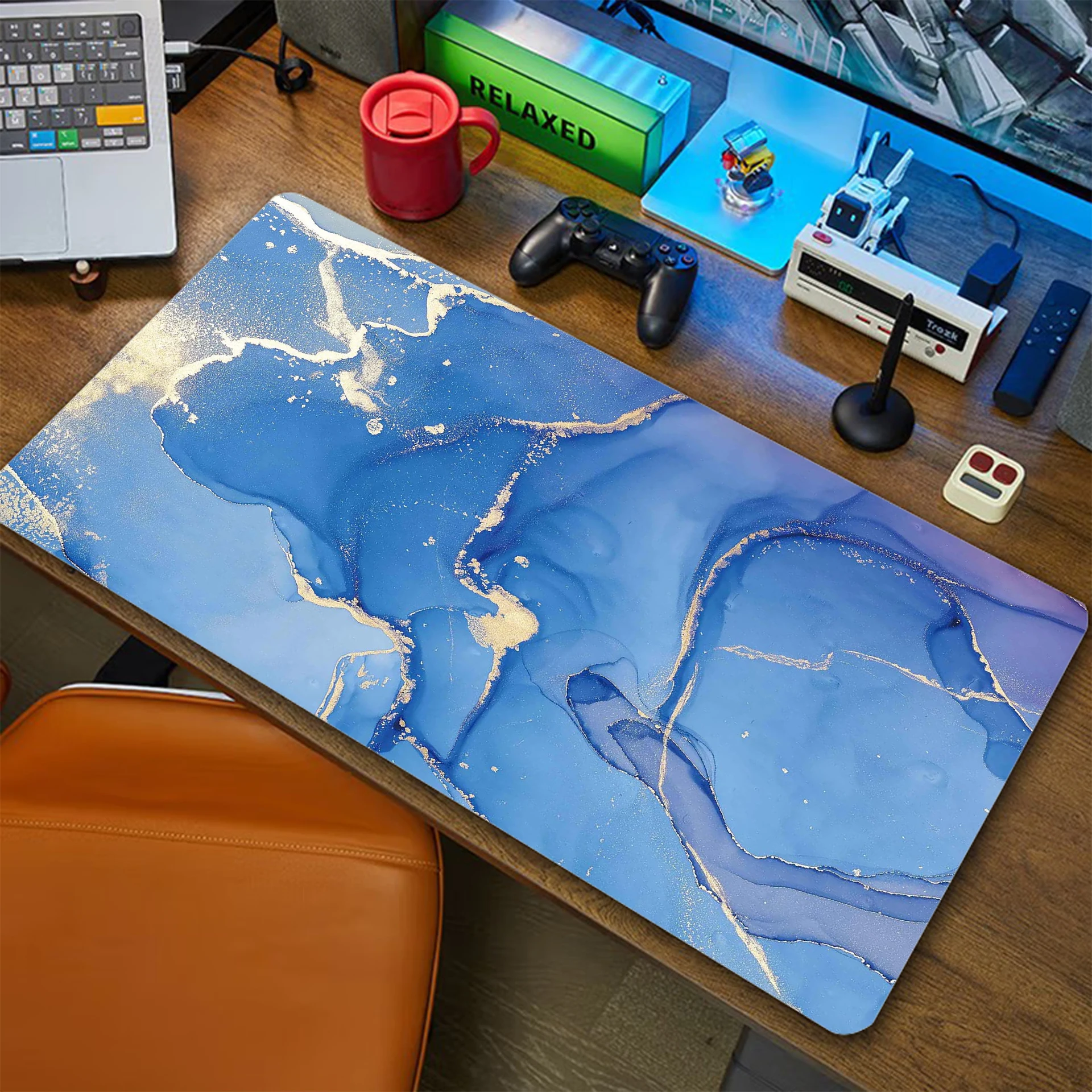 

Marble Mouse Pad Anti-slip Gaming Mousemat Large Desk Mat Pc Gamer Accessoires Mousepad Locking Edge Speed Keyboard Pads XXL