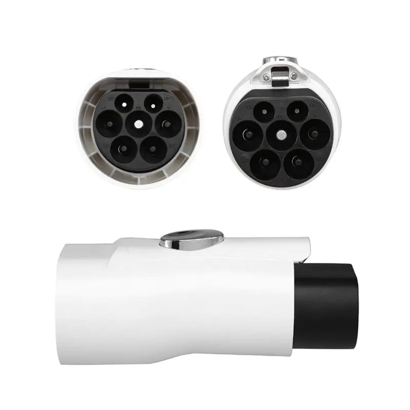 Ev Type2 Car To GBT Ev Adapter 32A Convertor Type2 Ev Car Adapter