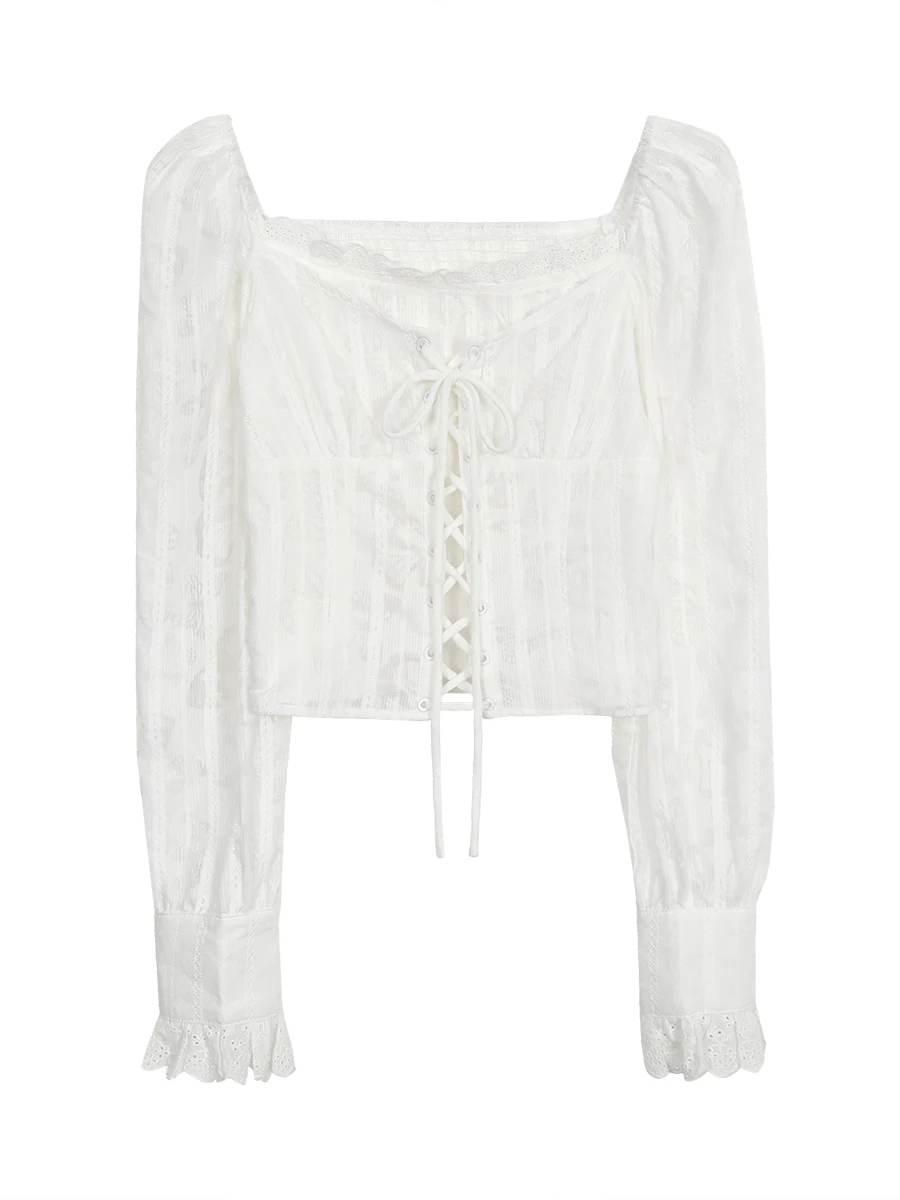 

White irt Women's Design Sensation ort oulder Long Sve Ultra ort Version One oulder Design Cotton Polyester Blend