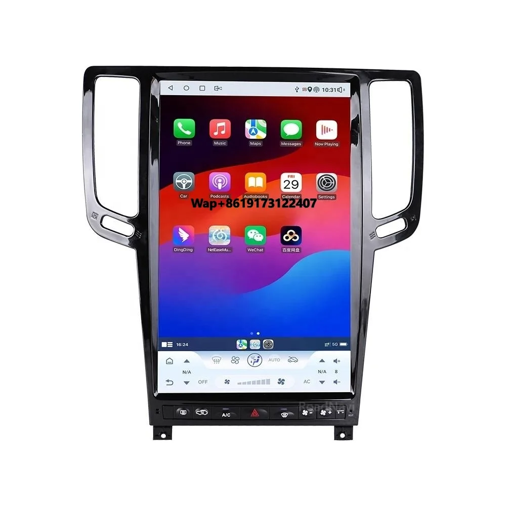 

14.5'' RoadNavi Car Multimedia Player for G37 G35 G25 G37S 2007 - 2013 Android Carplay GPS Navi 4G 360