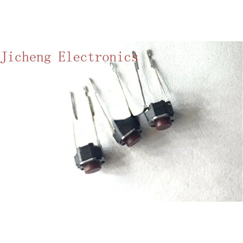 10PCS Original EVQ11G05R Tact Switch 6×6×5-2 Pin Red Head Touch Button