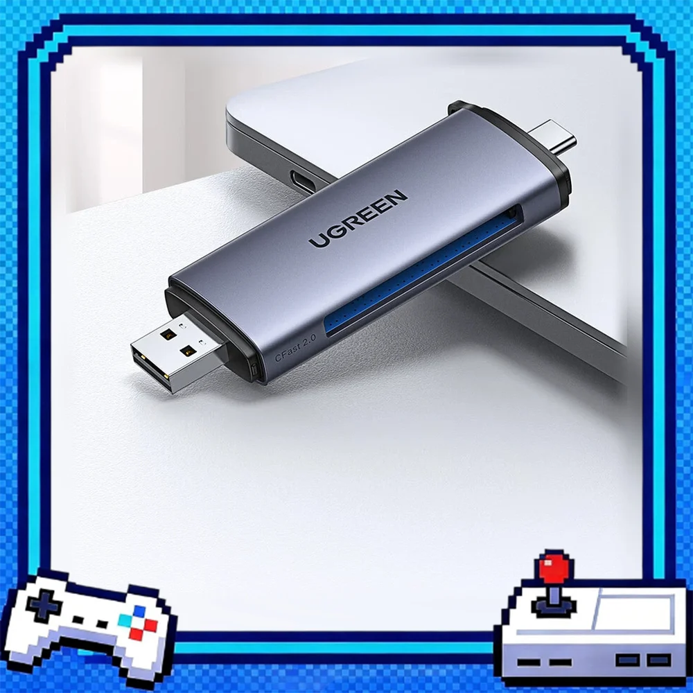 UGREEN 50906 CM517 USB CFast Card Reader USB Type C Dual Interface Memory Card Adapter for Computer Laptop