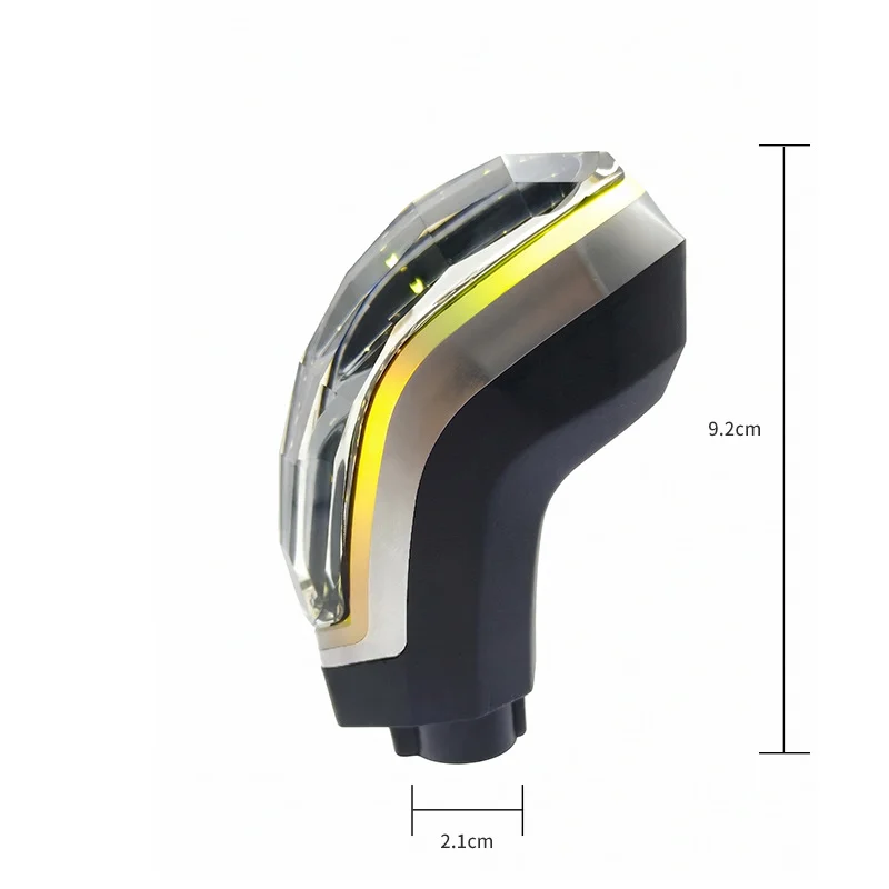 Universal 8/10/12MM diameter Crystal gear shift knob one-piece dropshipping link