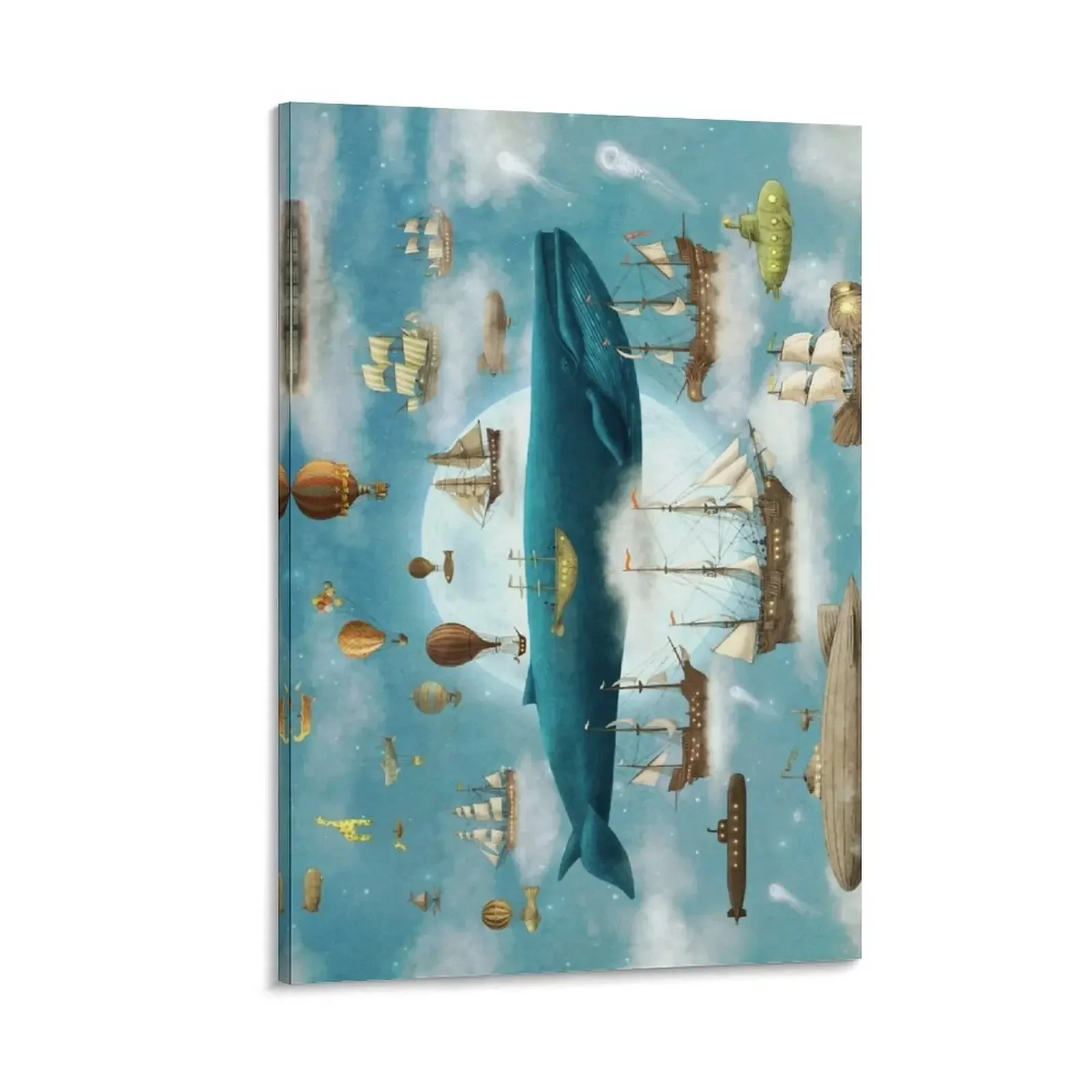 

Ocean Meets Sky - Book Canvas Painting room decorations for girls home decor interior anime figure
