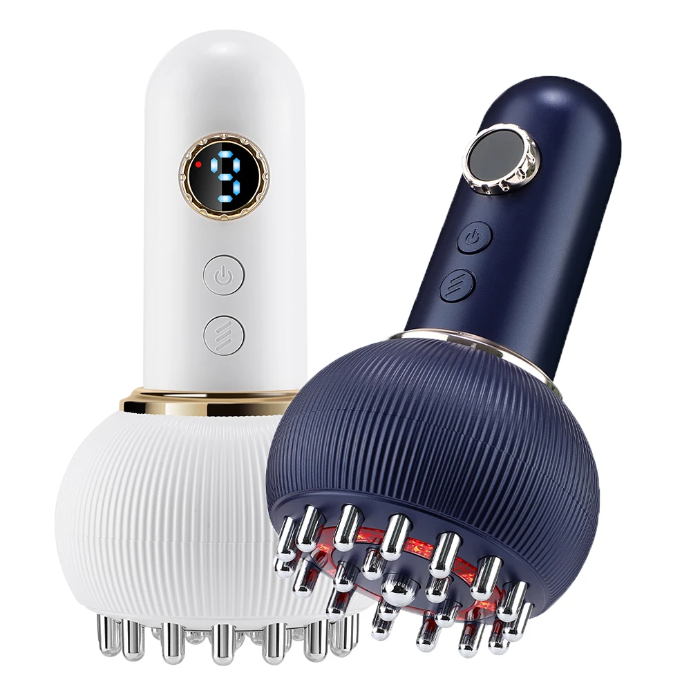 

Электрическая меридианная щетка, лимфодренажный массажер для ног, рук и живота с подогревом, вибрацией, микротоком и светотерапией