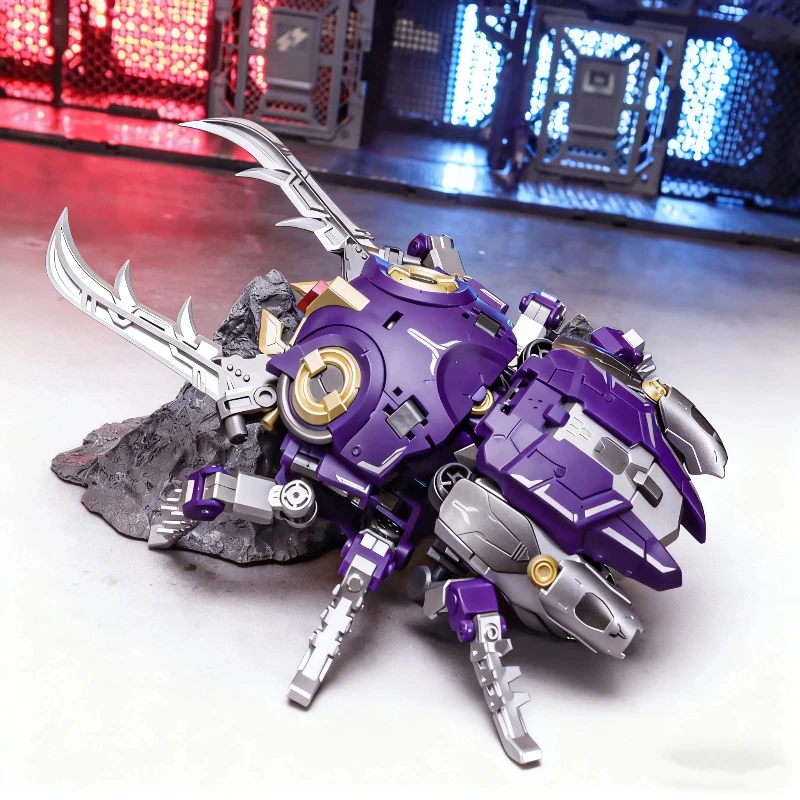 Cangtoys Trans Age 18cm Bergion Blacanidae figuras de acción escarabajo Mecha Kit montaje juguete Transformable Mecha modelo decoración niño regalo