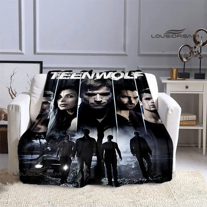 Movie Teen Wolf Printing blanket warm Flange blanket picnic blanket  Home travel blanket bed linings birthday present