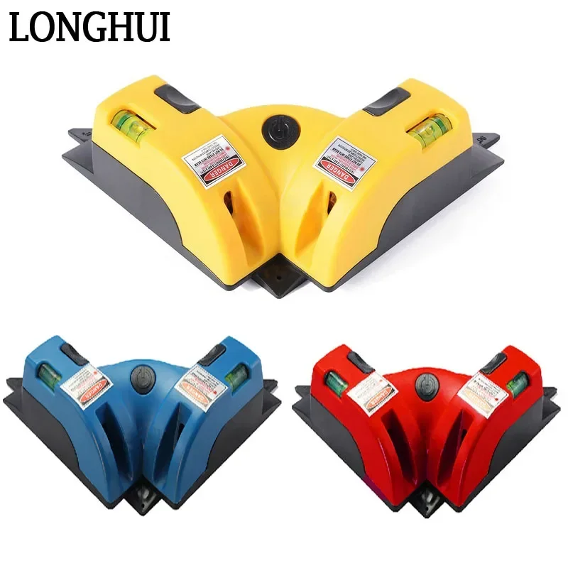 

Right Angle 90 Degree Square Laser Level High Precision Instrument Measurement Vertical Ground Powerful Laser Construction Tools