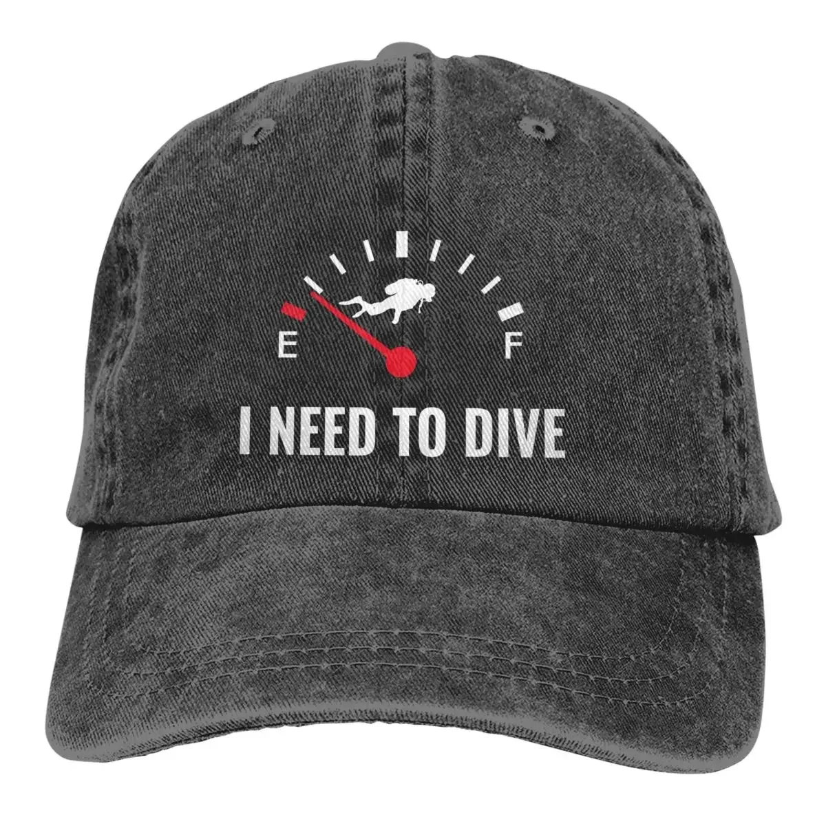 Forced To Work Diver Underwater Baseball Cap Men Cowboy Hats Women Visor Protection Snapback Dive Scuba Caps