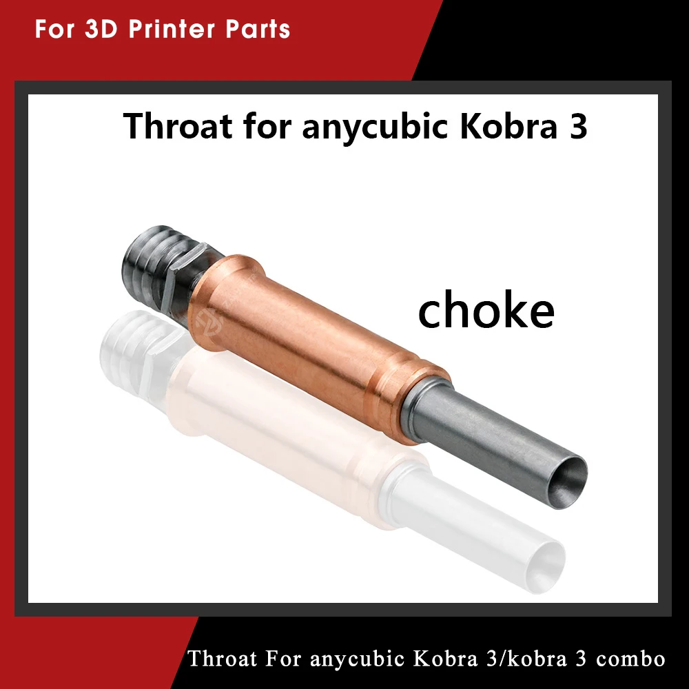 Bimetal Heatbreak Upgrade Throat for Anycubic Kobra 3 Throats for Anycubic Kobra 3 Combo Hotend 3D Printer Accessories